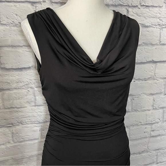 Reitmans Cowl Neck Sleeveless Body Con Dress Size Extra Small - Picture 3 of 9
